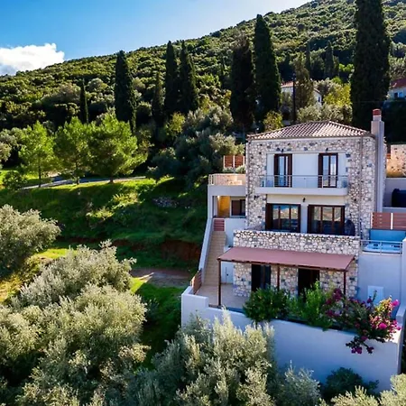 Villa Stone Art Villa Hot Tub & Kastro Foutia